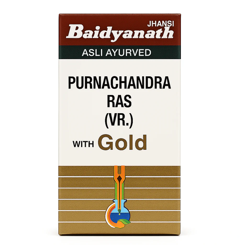 Baidyanath Purnachandra Ras Vr. Gold - 10 Tablets