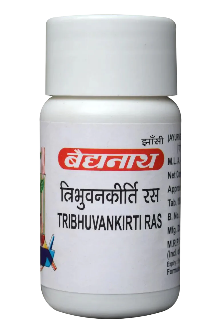 Baidyanath Tribhuvankirti Ras - 40 Tablet