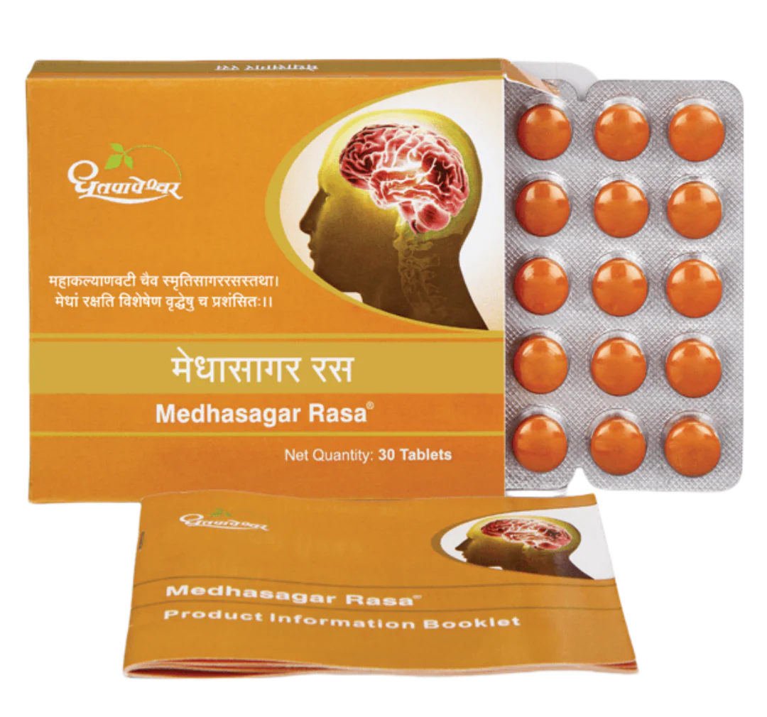 Dhootapapeshwar Medhasagar Rasa - 30 Tablet