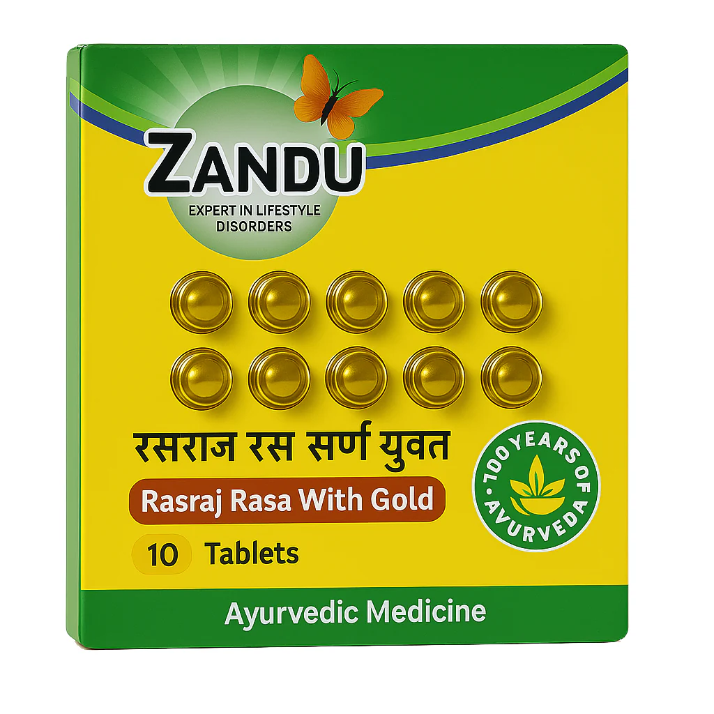 Zandu Rasraj Rasa Gold - 10 Tablet